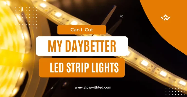 can i cut daybetter led strip lights